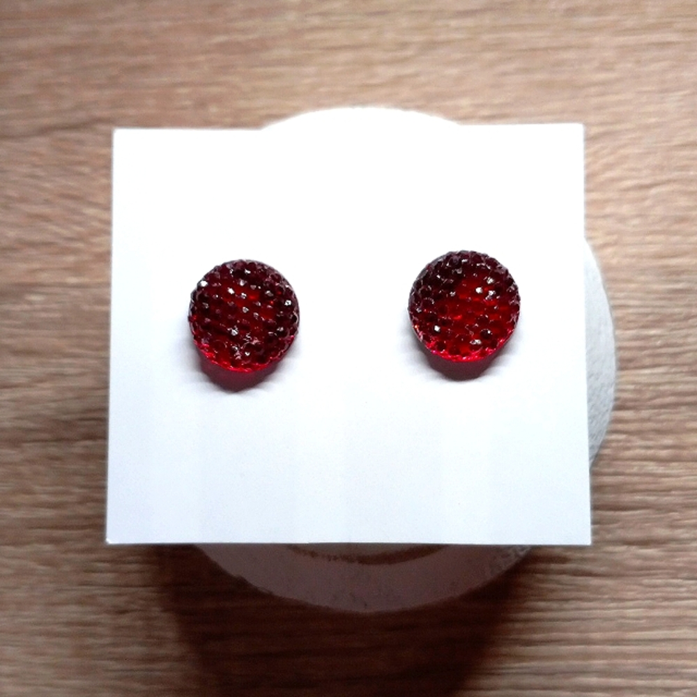 Glitter Gemstone Earrings!!